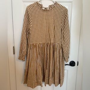 NWT! Free People Gingham Living For This Tunic/Dress - Size M